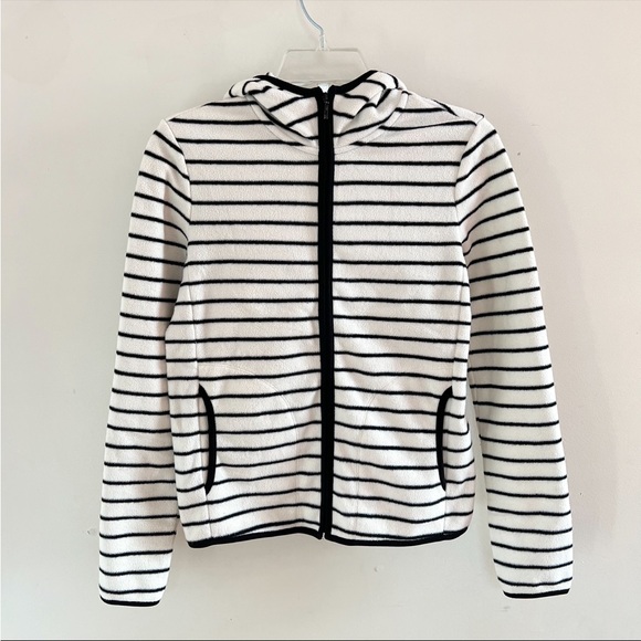 Striped Zip-Up Hoodie - Picture 1 of 8